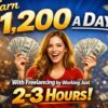 Earn $1,200 a Day with Freelancing by Working Just 2–3 Hours!
